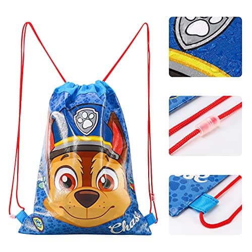 Paw Patrol Waterproof And Lightweight Drawstring Bag for Kids — view 5