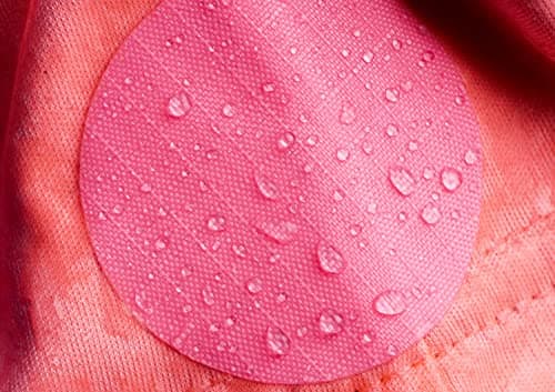 aZengear Self-Adhesive Repair Patches (30+ Colours) for Down Jackets, Puffer Coats, Tents, Upholstery - Waterproof, Tear-Cold-Heat-Resistant Nylon Polyester Fabric (11 Pcs, Pink) — view 5