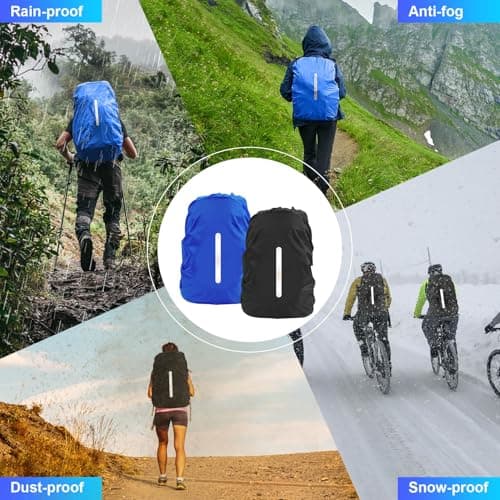 LAMA 2 Pack Waterproof Backpack Rain Cover for Size M 30L–40L Rucksack — view 6