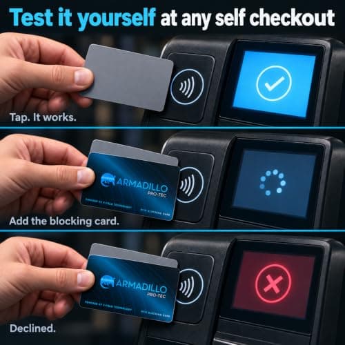 RFID Blocking Card 2 Pack, Anti Theft Credit/Debit Card Wallet Protector — view 4