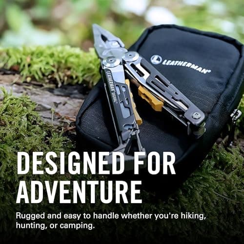 Leatherman Signal Multi-Tool - 19 Tools for Camping & Survival, Silver — view 2