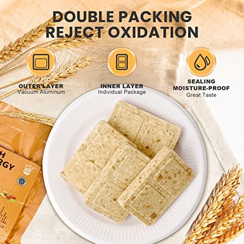 Peanut Flavour High Energy Biscuits, Emergency Food, 12 Pack, 6840 Kcal — view 4