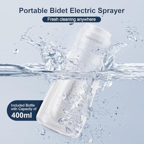 400ml Portable Electric Travel Bidet, USB-C IPX7 Personal Care — view 5