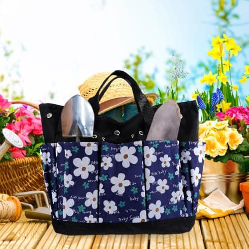 Oxford Fabric Garden Tool Pouch Multi Pocket Tool Bag Organizer — view 6