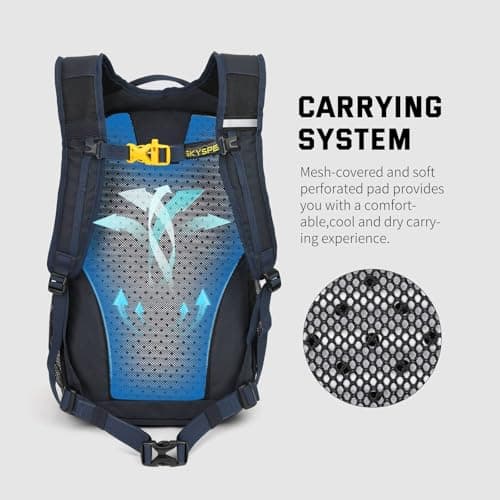 SKYSPER Small Hiking Backpack, 30L Lightweight Travel Backpacks Hiking Daypack Rucksack Women Men for Trekking Backpacking Outdoor Sports — view 3