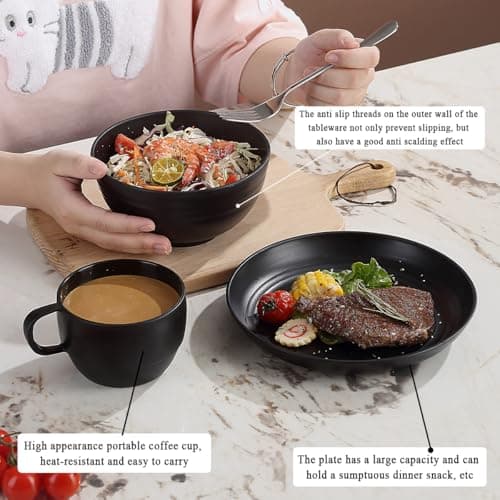 Berglander Camping Mess Kits for 2 Person, Camping Silverware Set Spoons Forks Knives, Camping Essentials Gear, Camping Accessories for Travel, Picnic, Outdoor, Easy to Carry and Clean — view 5