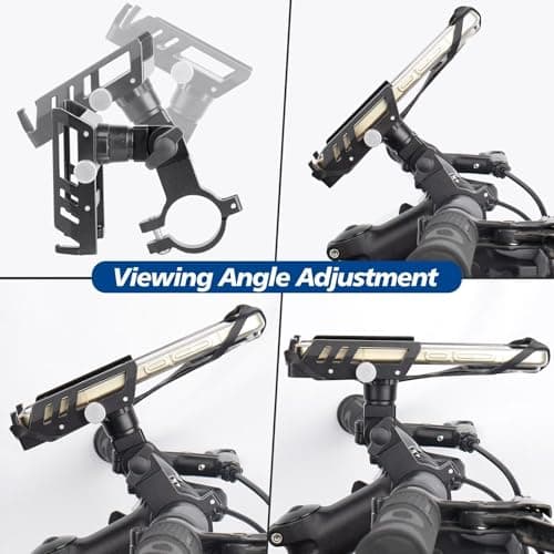 ROTTO Bike Phone Holder Mobile Mount for Bicycle Motorbike 360°Rotation Aluminum Alloy Universal Fit — view 4