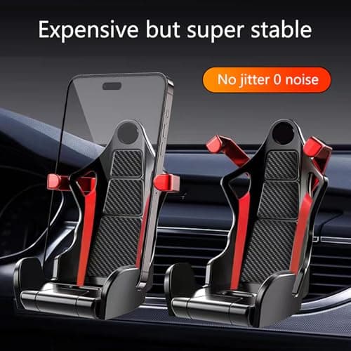 Wiffe Air Vent Mount Holder for 4.7-7in Phone, Shockproof, Gold — view 4