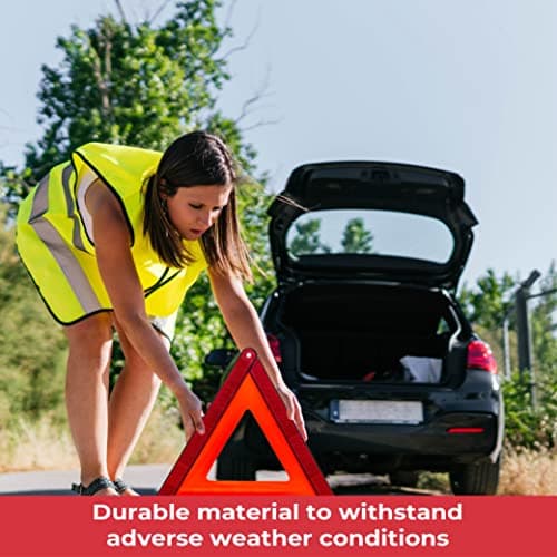 GADLANE 2 in 1 Emergency Warning Triangle & Hi Vis Vest Kit Car Road Safety — view 4
