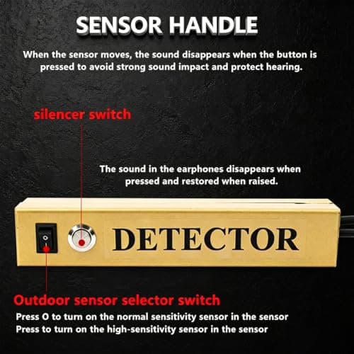 Water Leak Detector – High Sensitivity, 4 Adjustable Gears 200-3000Hz, Digital Display & Noise-Cancelling Headphone for Plumbing & Home Use — view 5