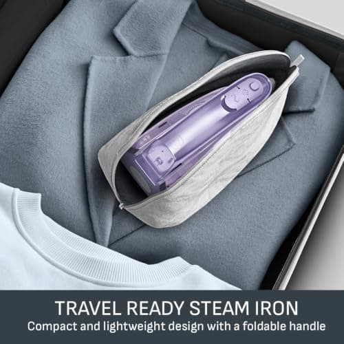 Tefal First Class, Steam Iron, Travel-Ready Foldable Format, Compact, Lightweight, Fast Heat-Up, DB1612G0 — view 2
