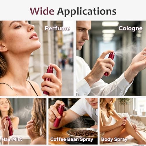 Toureal Travel Perfume Atomiser Refillable, 8ml Atomiser Spray Bottle,wine — view 6