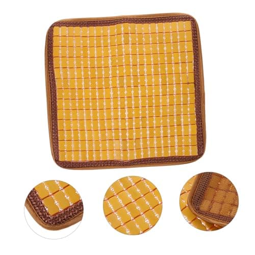 GALPADA Summer Cooling Pad Breathable Seat for Weather Driving Made of Bamboo Material Fits Seats for Summer Road Trips — view 3
