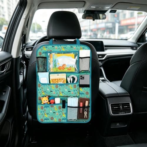 Back Seat Organizer with Tablet Holder Large Oxford Cloth Cover — view 3
