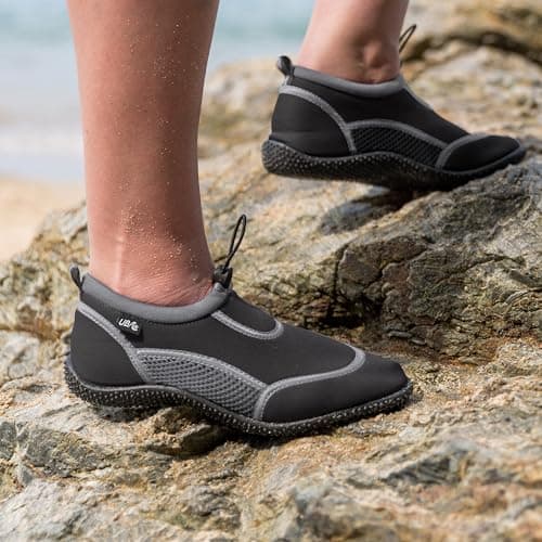Urban Beach Unisex Mono Toggle Walking Shoe, Black, 6 UK — view 2