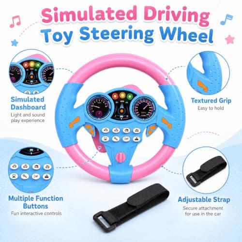 Steering Wheel with Secure Fastening Straps — view 4
