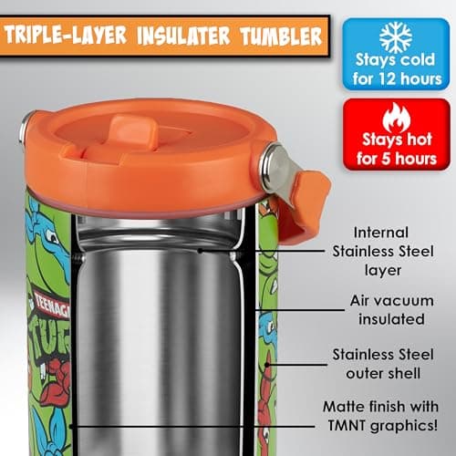 Get Trend Teenage Mutant Ninja Turtles Insulated Tumbler, 850ml — view 4
