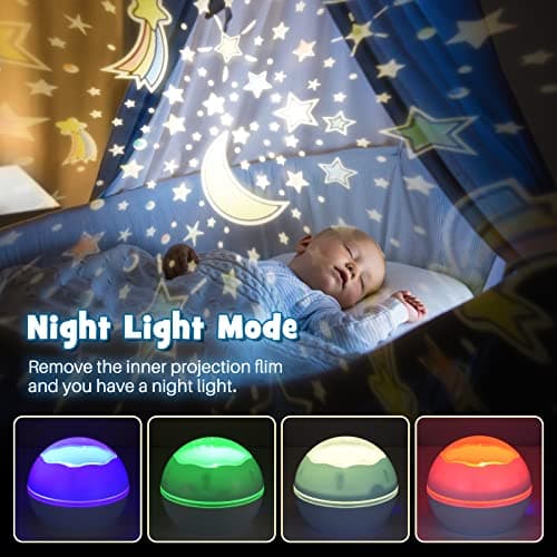 EUCOCO Dinosaur Toys for Boys, Dinosaur Night Light Kids Projector Baby Lights Projector Kids Toys for 1 2 3 4 5 6 Year Old Boys Birthday Gifts Sensory Lights for Autism Sensory Toy for Babies — view 3