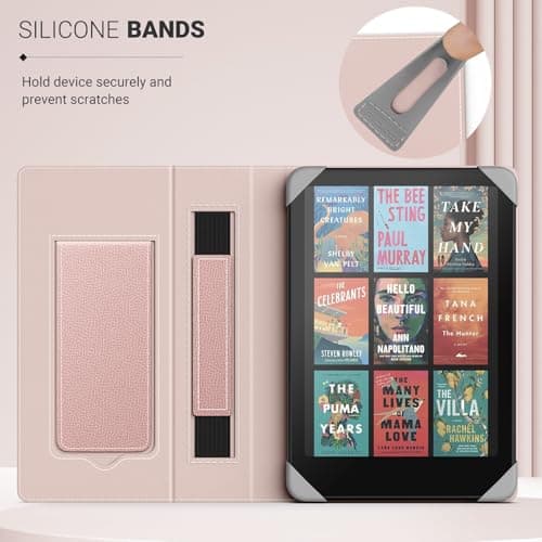 MoKo Case for 6.8,7 Inch Kindle Paperwhite eReaders Tablets, Rose Gold — view 3
