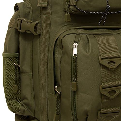 Andes Olive Green Ramada 120L Extra Large Hiking Camping Backpack/Rucksack Luggage Bag — view 6
