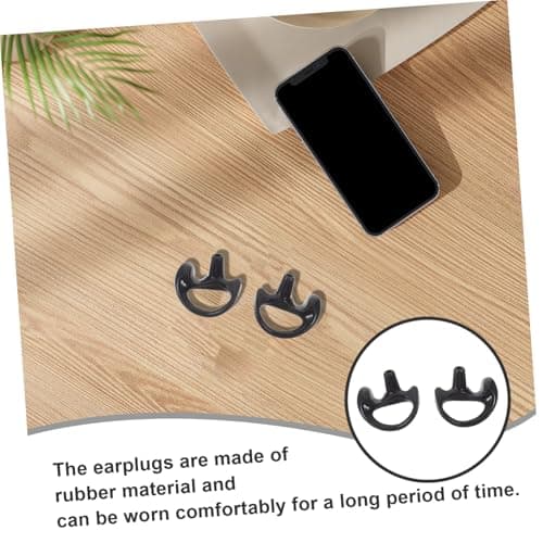 Artibetter Plugs Comfortable Tube Ear Suitable Rubber Coil Audio or Kits Reusable Lightweight and Portable Use Left or Right Sleep — view 3