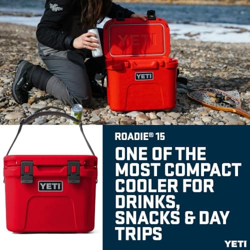 YETI Roadie 15 Small Cool Box, Rescue Red — view 2