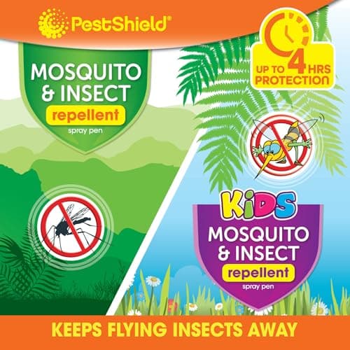 PestShield Mosquito & Insect Repellent Spray Pens (2 x 10ml) — view 2