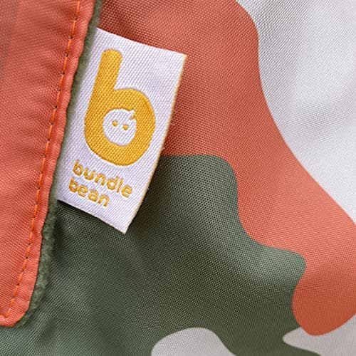 BundleBean - Babywearing All-Weather Waterproof Sling and Baby Carrier Cover (Camo) - Rain Cover with Fleece Lining, Universal Fit, Fits Front & Back Carriers, Protection from Rain & Wind — view 5