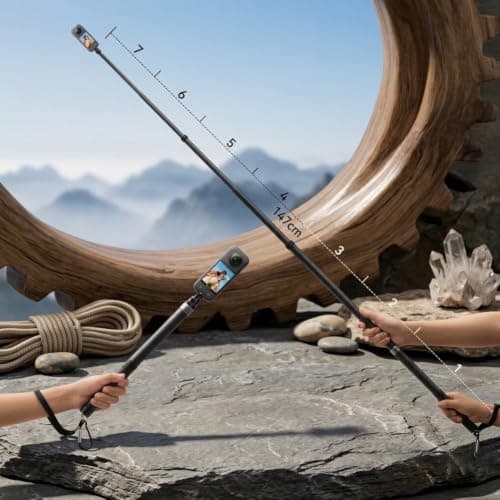 Extendable Selfie Pole 1.5m for Travel Vlogging(1.5m) — view 5