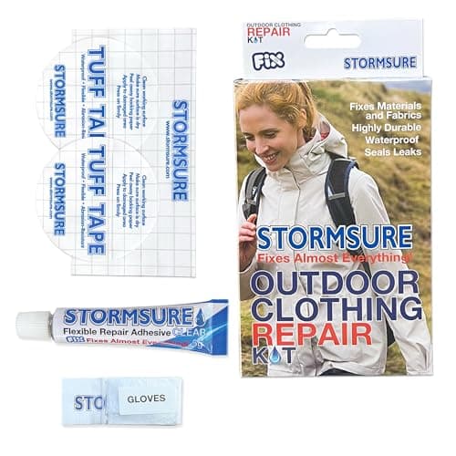 Stormsure Outdoor Clothing Repair Kit for Waterproof, Durable Repairs to All Outdoor Clothing