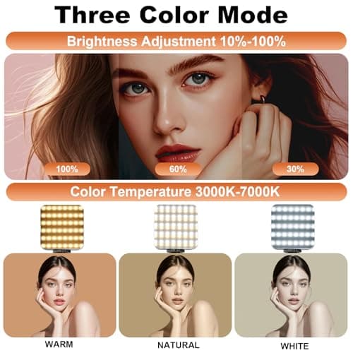 Portable Selfie Light, Clip On Phone Light for iPhone and Laptop — view 3