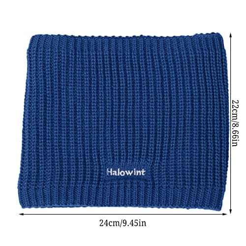 Women&Men Winter Slouchy Knit Warm Scarf Knitted Wool Bib Windproof Scarf (Yellow, One Size) — view 5