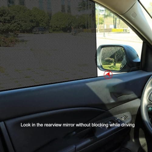 Static Adhesive Car Sun Shade Side Window Sunshade — view 2