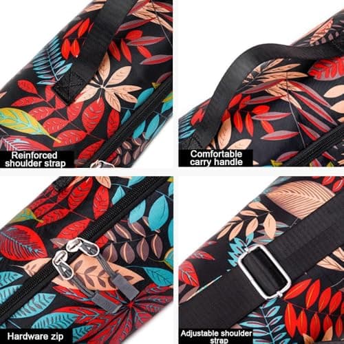Yoga Mat Bag Compact Carry Bag for Yoga Pilates Carrier Fitness & Exercise Mat with Adjustable Strap for Women & Men Lightweight Waterproof Travel Bags for Home Gym and Studio — view 5