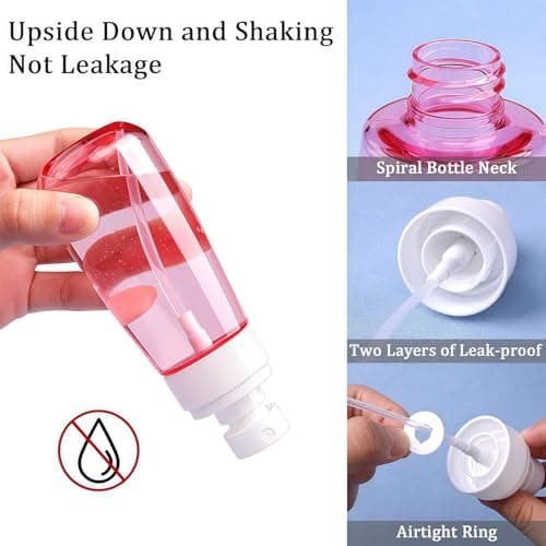 Solihigh 3 Pack Small Spray Bottle 100 ml, Travel Bottles for Toiletries — view 6