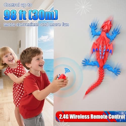 Shayson Wall Crawler Gecko, Floor Ceiling Crawling lizard toys for Kids — view 3