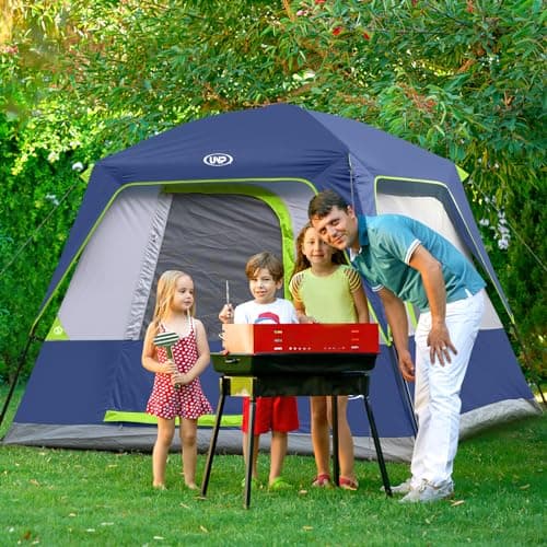 UNP Camping Tent 4-8 Person, Tall Family Tent with Standing Room — view 6