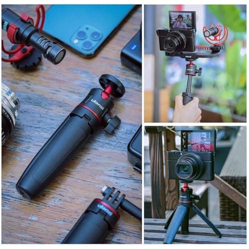ULANZI MT-08 Compact Travel Tripod - Portable Mini With 1/4 Inch Screw - Compatible With Sony ZV1/RX100 VII/RX1R II, Canon G7X Mark, Fujifilm X100V, Leica Q2 — view 6