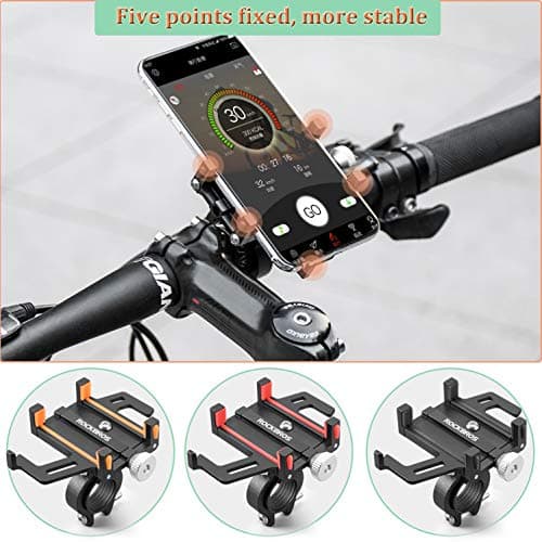 ROCKBROS Bike Phone Holder, 360°Rotation Universal for 4.2-6.8 Inches — view 5