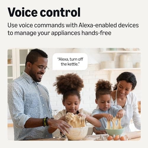 Amazon Basics Single Outlet Indoor Wi-Fi Smart Plug, works with Alexa only, 1 Pack, White, UK — view 3