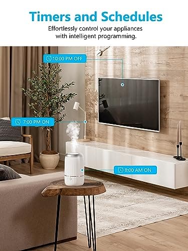EIGHTREE Smart Plug with Energy Monitoring, Timer Plug Socket UK, 13A, 2.4G — view 4