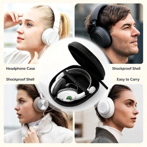 Headphone Case Compatible with Sony & JBL Hard EVA Travel Case — view 6