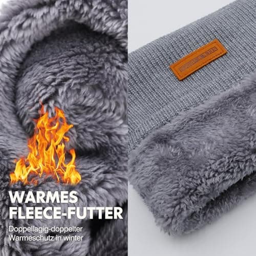 I Kua Fly Winter Snoods for Men Women Unisex Thermal Neck Warmer Scarf — view 3