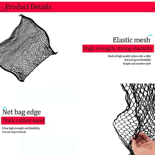 Cargo Net,Organizer Net Heavy Duty,70 x 120 cm Nylon Mesh,Elastic String — view 4