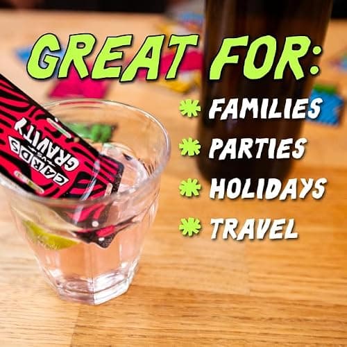 Big Potato Cards vs Gravity – The Gravity-Defying, Card-Balancing Game | Fun Travel Game for Kids, Teens & Adults | Party Game for 2+ Players | Includes Travel Bag and Can Adaptor — view 6
