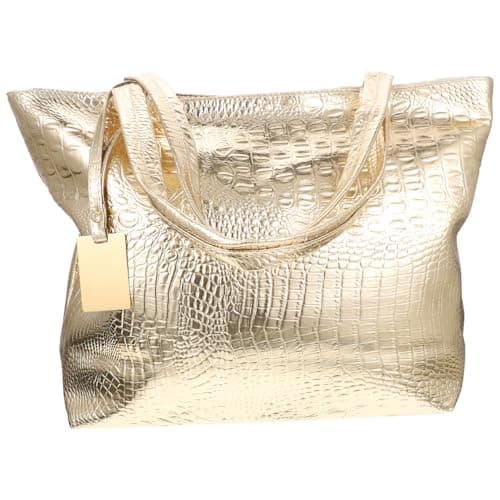 Holibanna Women's Tote Bag PU Leather Large Capacity Shoulder Handbag