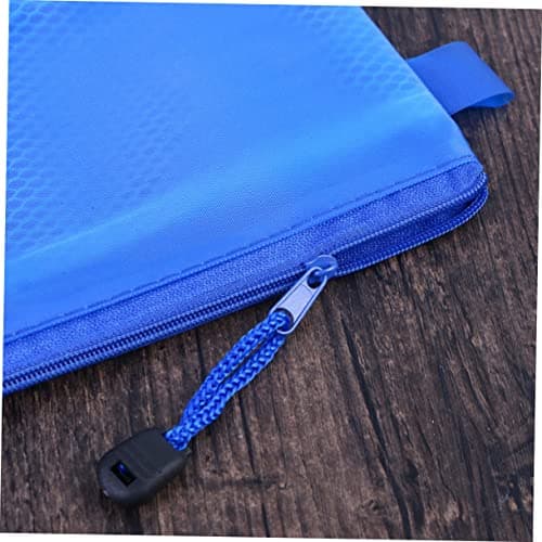 GARIOUANS Zipper File Bag Matte Portfolio Document Organizer Travel Document Holder with Ball Pattern Easy Fit PVC Folder for Office and Flight Use Random Color — view 5
