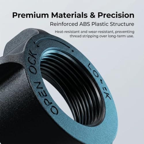 ZEPFJHE Ball Head Mount Nut Replacement Set for 17mm Phone Holders — view 5