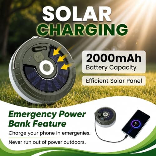 Equipery Solar Camping String Lights 10m with Remote and Reel — view 5