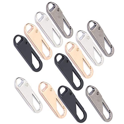 Jiawu Detachable Alloy Zipper Puller Slider Head for Bag Case — view 4
